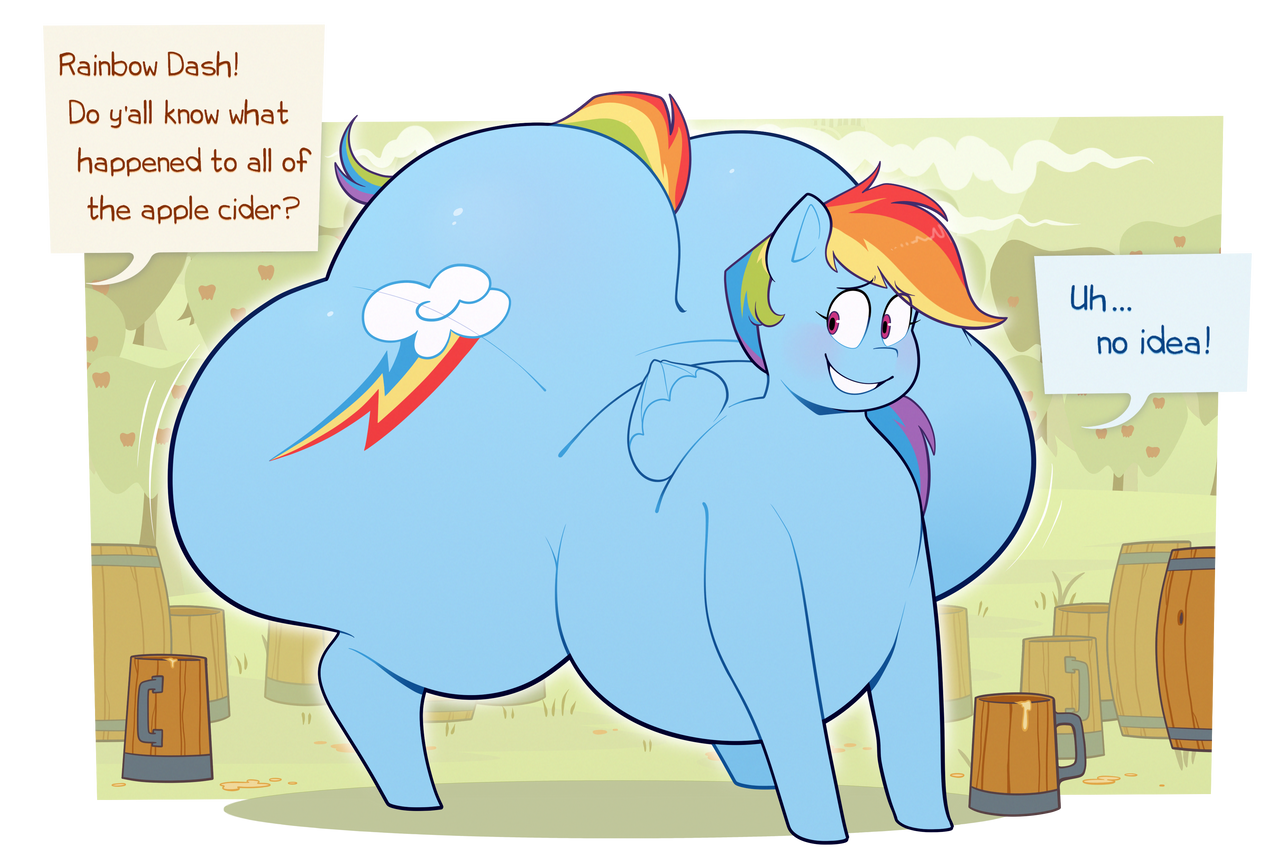 Rainbow Dash badonkadonk