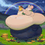 Mrs. Thrushwood's gluttonous pot of gold