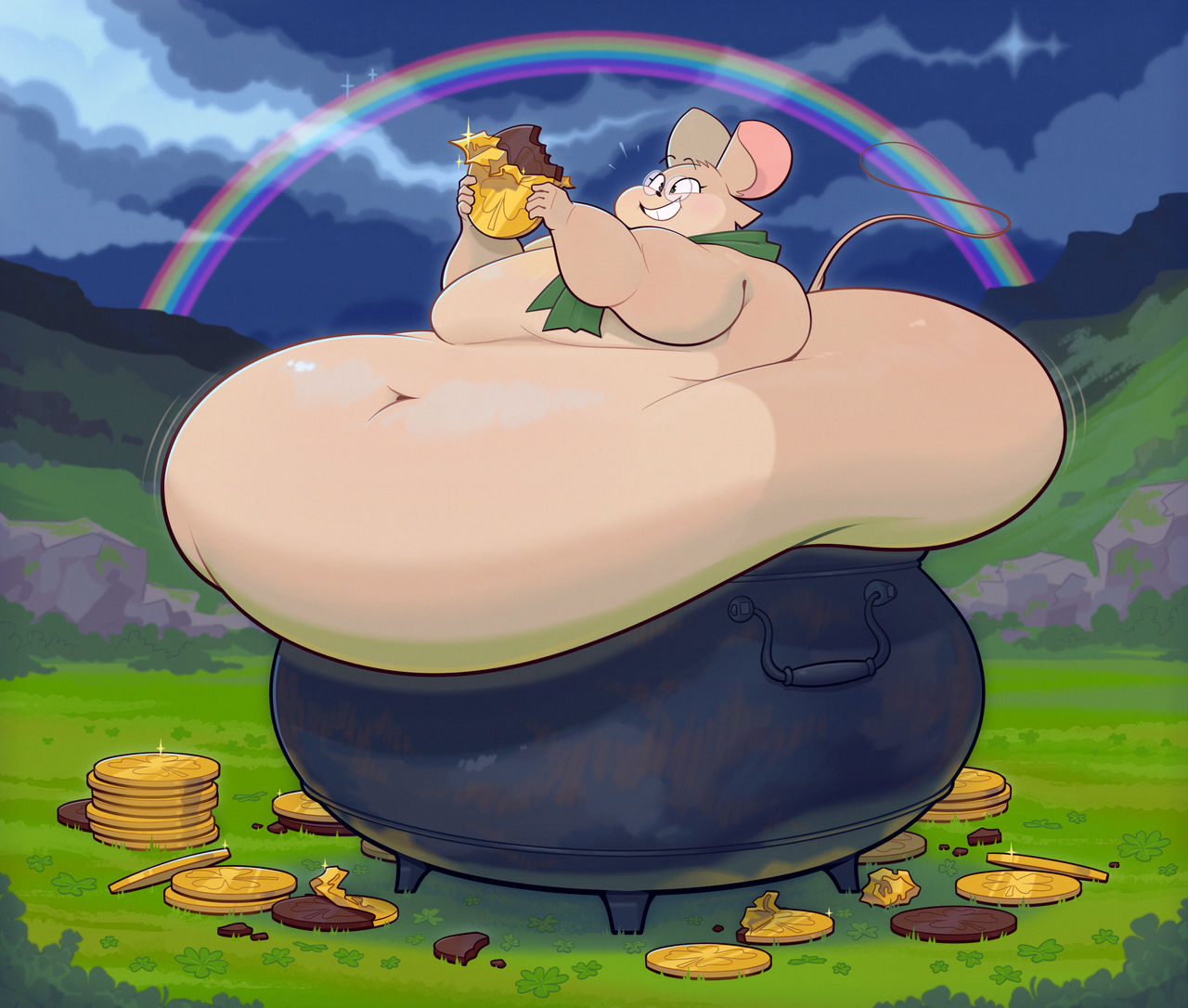 Mrs. Thrushwood's gluttonous pot of gold