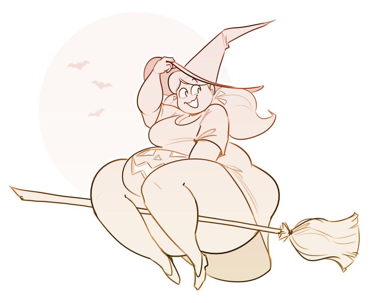 Oct 2022 Witchy August pinup