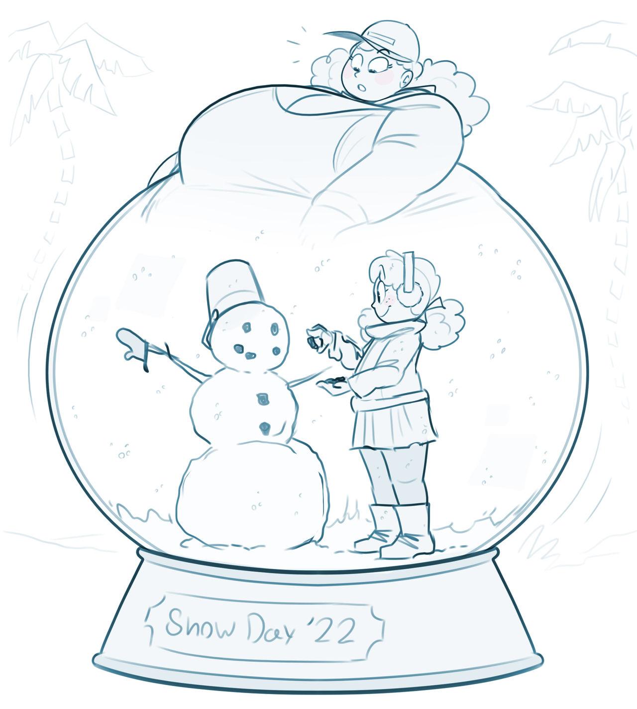Nov 2022 Piper and Citry snow globe