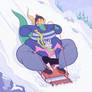 Nov 2022 Gerry and Bailley go sledding