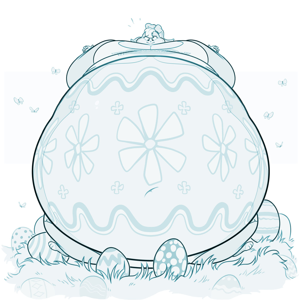 Easter egg Lola bunny