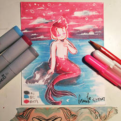 (3) Marker Doodle - 1 - Mermay Gum