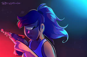 Dramatic Lighting of Everyone's Fav Female Pilot