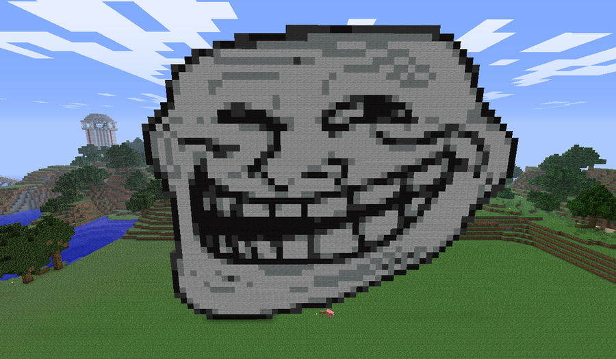 Minecraft TrollFace by wRkash77 on DeviantArt
