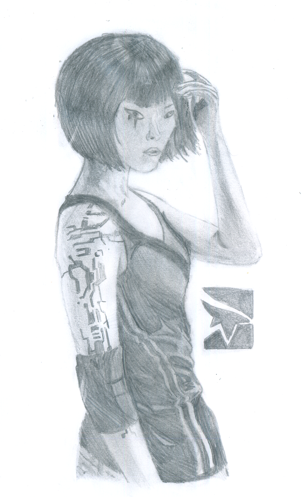 Faith sketches  Mirror's Edge Art