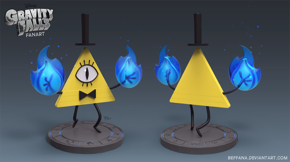 Gravity Falls - Bill Cipher fanart