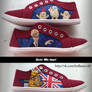 Doctor Who custom hand painted shoes