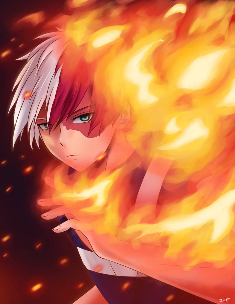 Boku No Hero Academia Todoroki Fire ver.