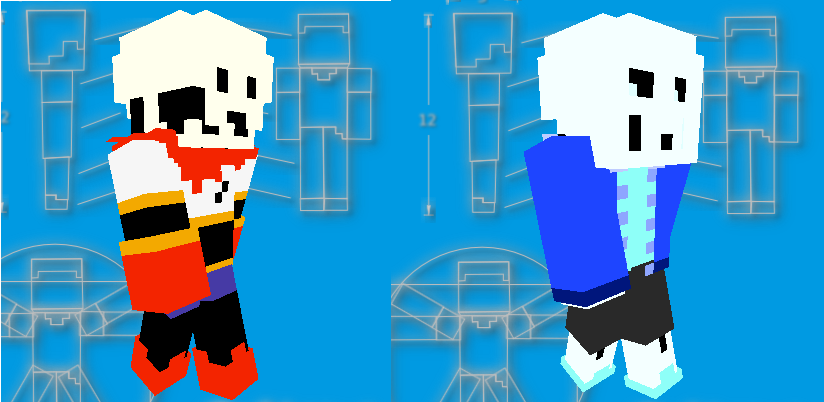 SANS!  Minecraft Skin