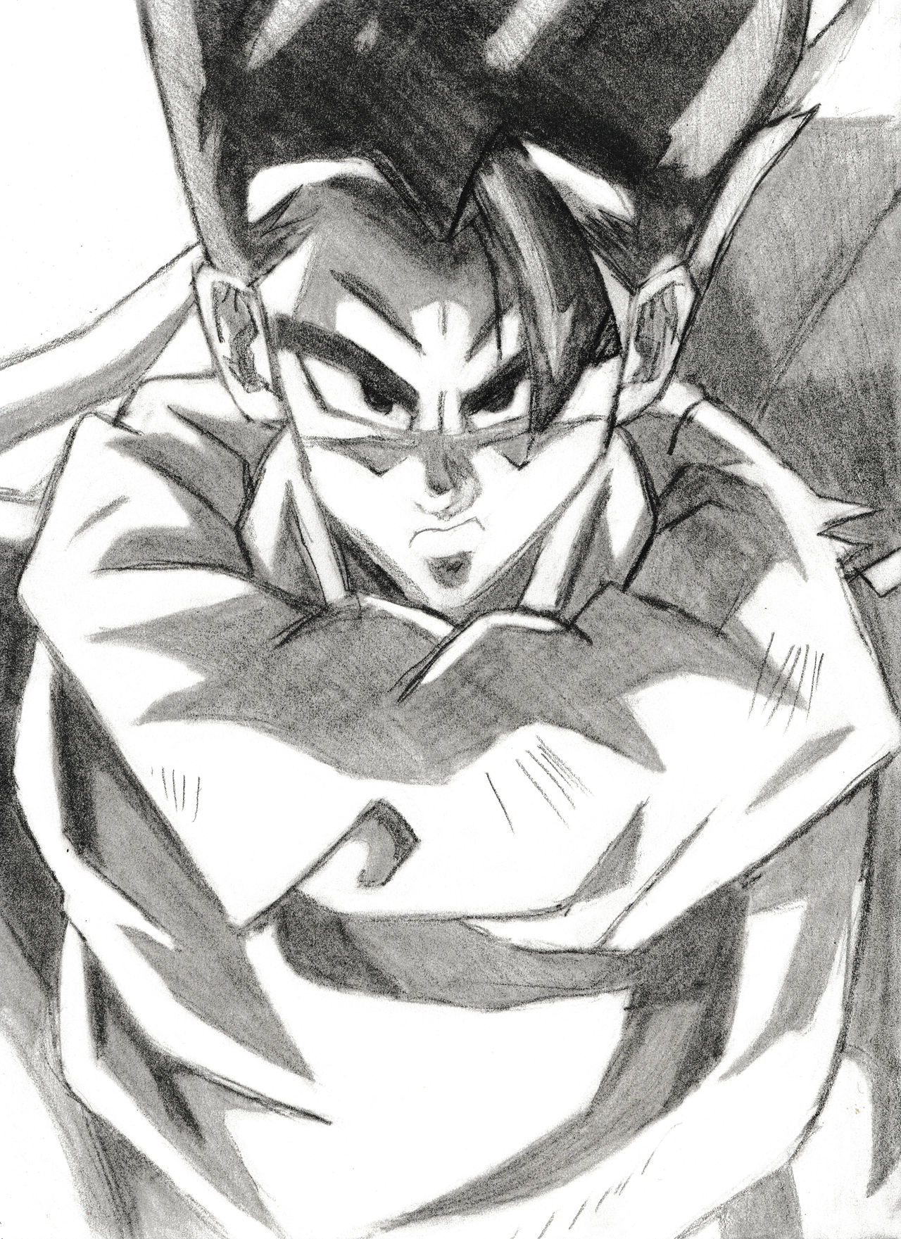 Gohan Writing Gohan by ViperKalas on DeviantArt