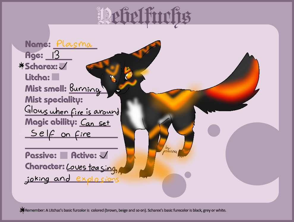 Nebelfuch OC Ref :'D