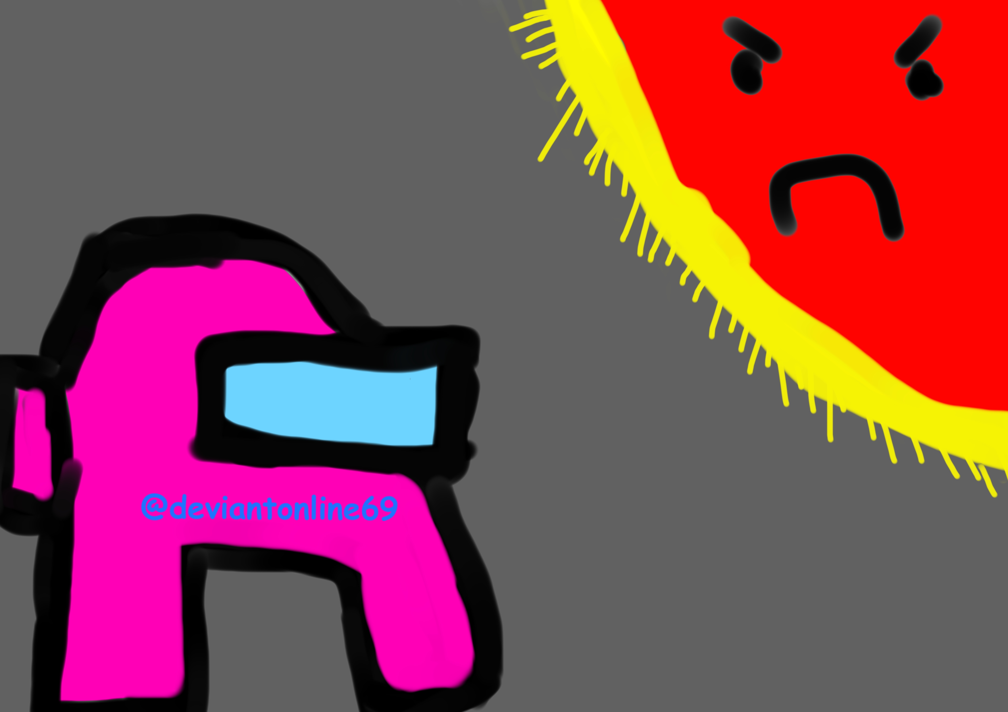 Angry Sun Deviantart Angry sun mad at among us by DeviantOnline69 on DeviantArt