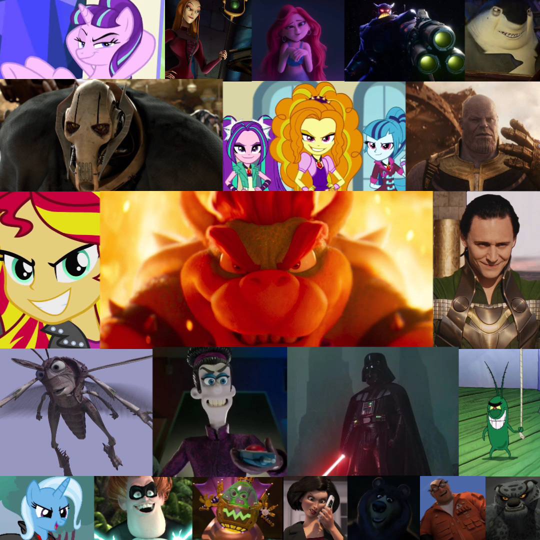 Collage of my favorite villains by lookthroughmyeyes22 on DeviantArt