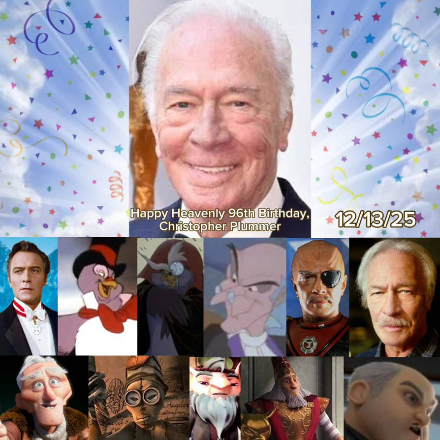 Happy Heavenly 96th Birthday, Christopher Plummer by ...