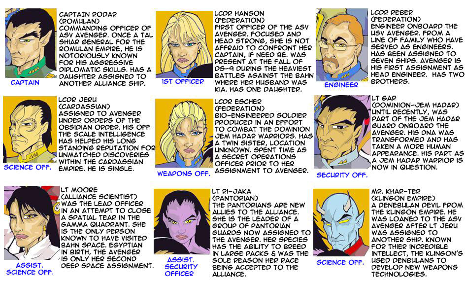 STAR TREK ELITE CAST SEASON 2 by DEADLYFORCE on DeviantArt