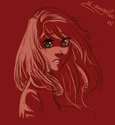 Speed doodle - KP in red again