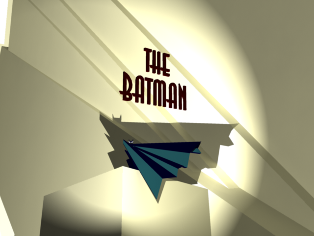 3D Art Deco Batman Robot 4