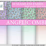 Angelic Ombre Seamless Fabrics Glitter Silver