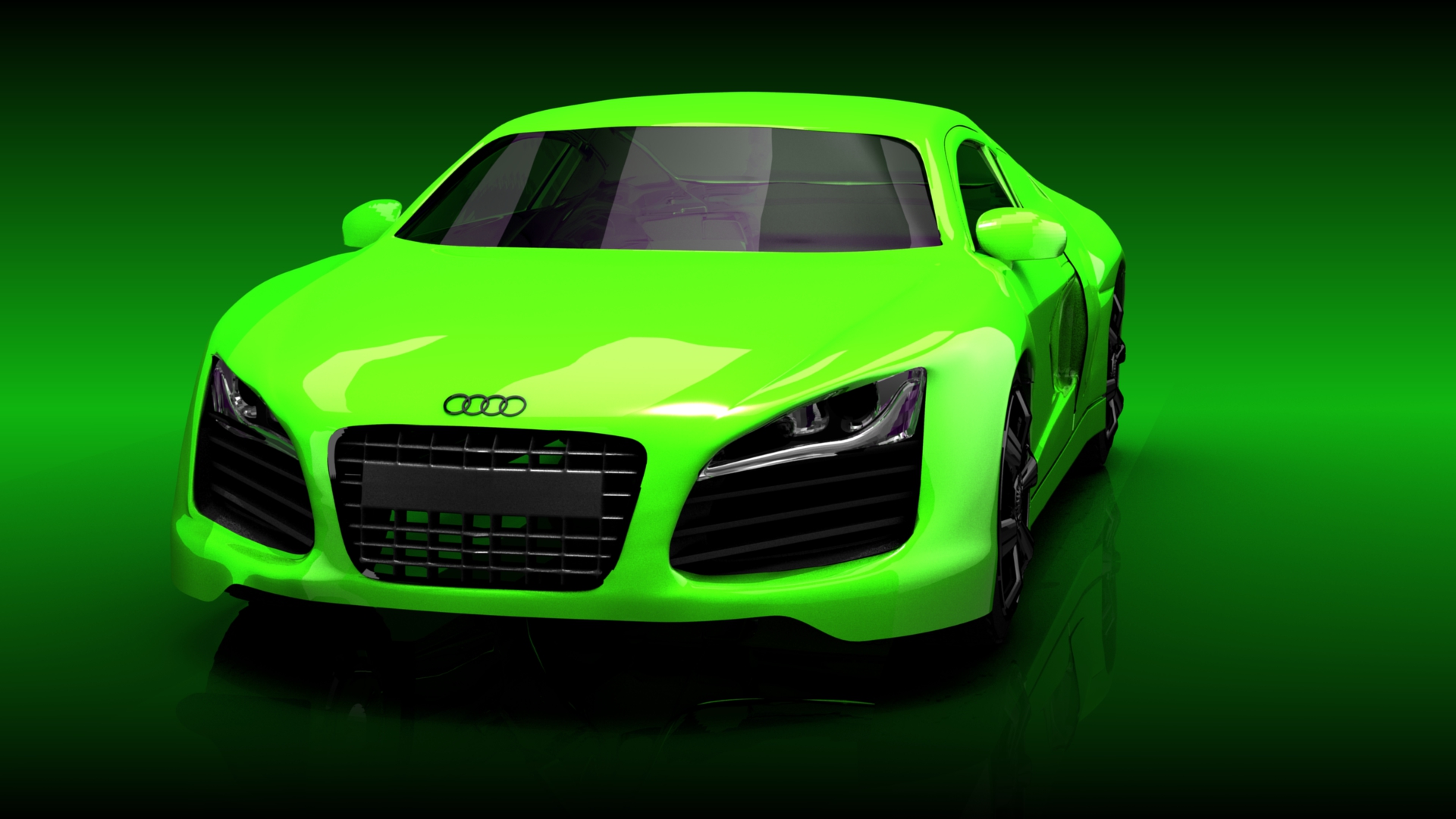 Mean Green Audi R8 By Rabidweezle On Deviantart