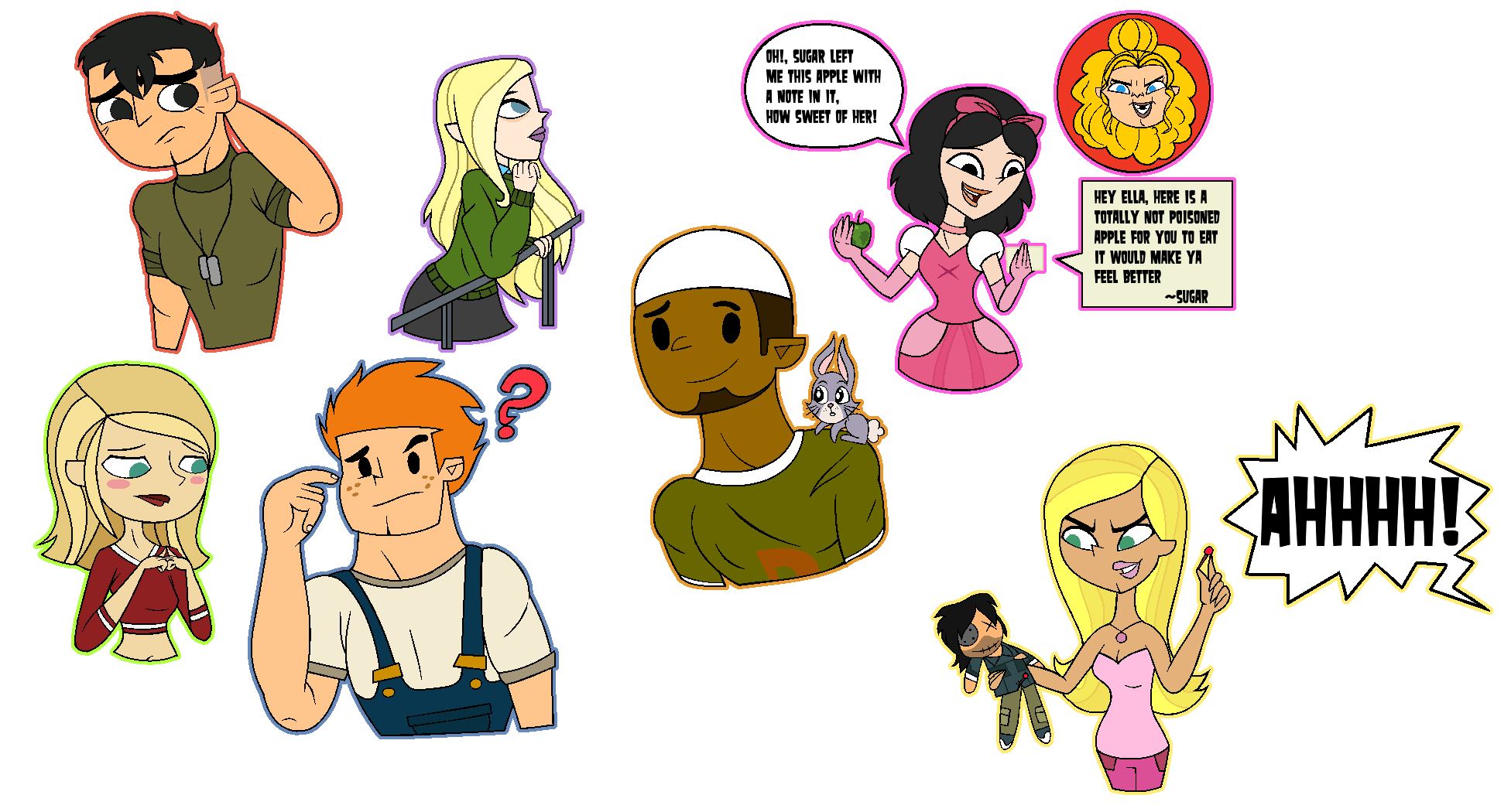 Total Drama Characters Part 1 by Fredrickart on Newgrounds