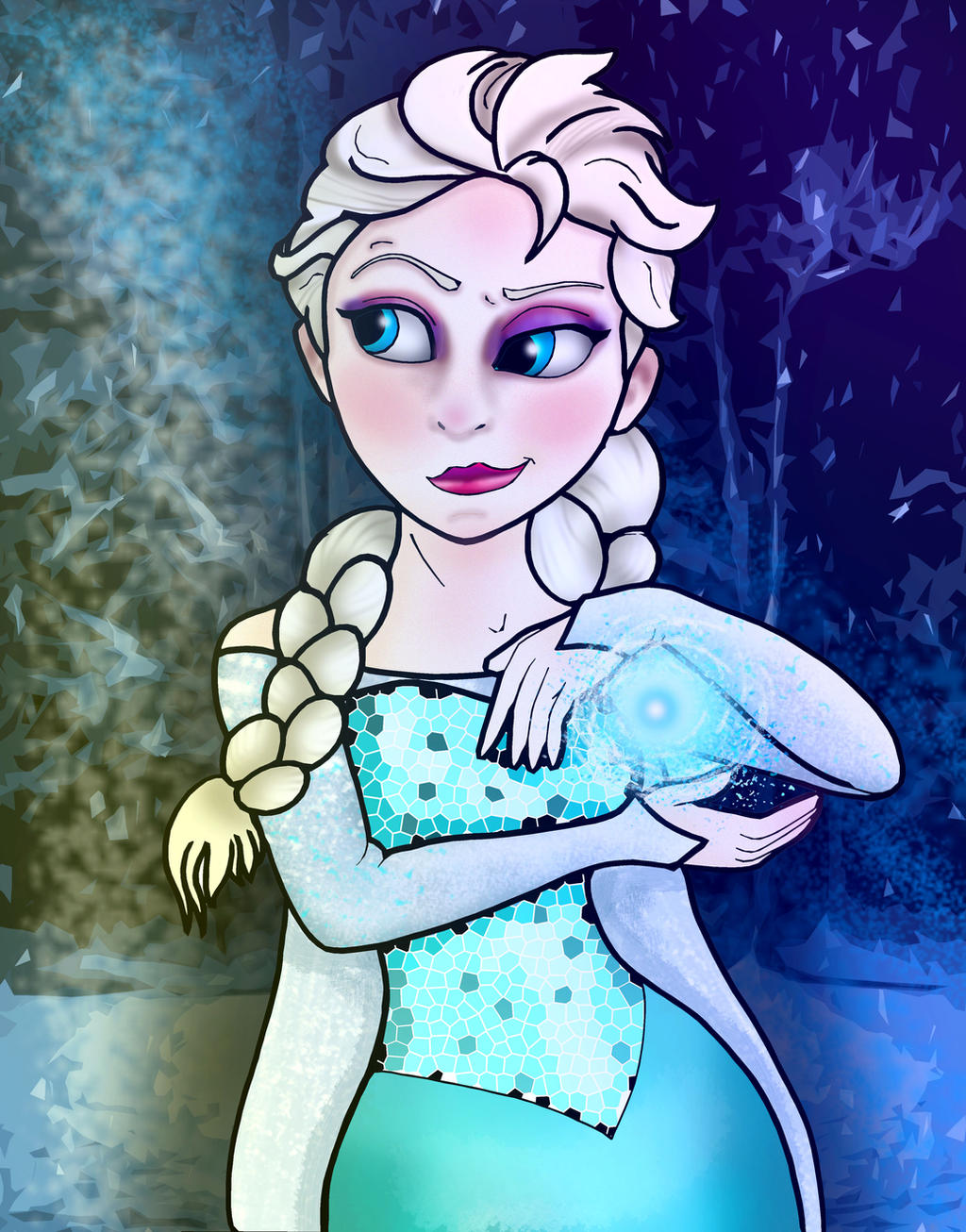 Elsa Rip Off Elsa WIP by BossJellybean on DeviantArt