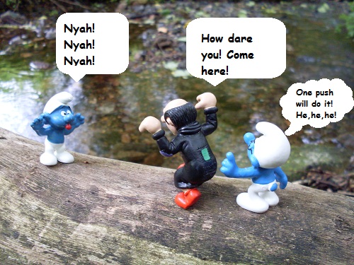 Cheeky Smurfs