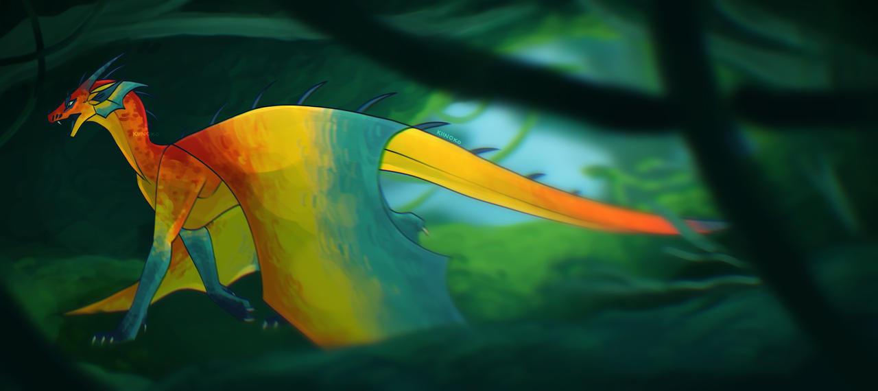 Red Rainwing Rainforest Rainwing | Wings of Fire by DeerFinch on DeviantArt