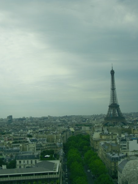 view from arc de triomphe