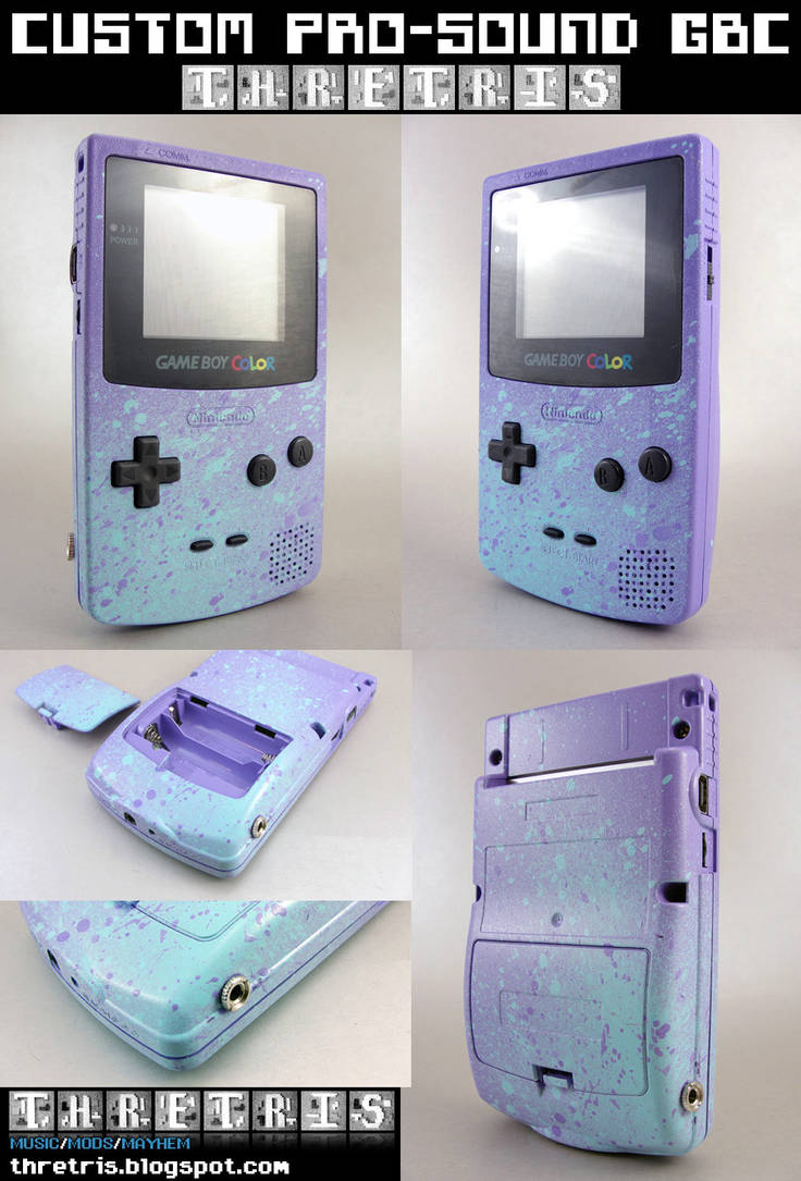Custom Painted Gameboy Color by Thretris on DeviantArt