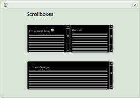 [Custom Box Code] Black Scroll Boxes