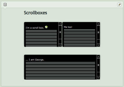 [Custom Box Code] Black Scroll Boxes