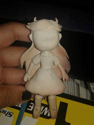 Star clay figure not painted