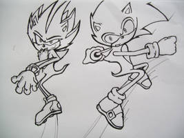 Sonic and Shad WIP