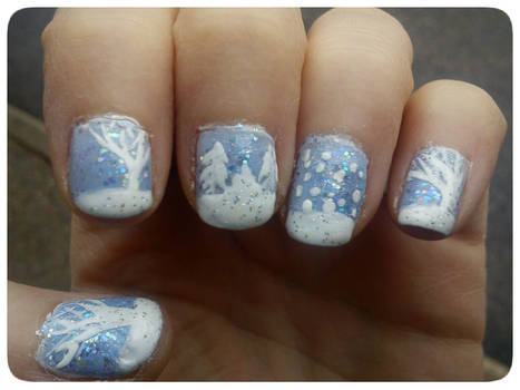 Winter Nail Art