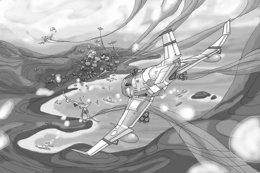 work in progress aviation scene