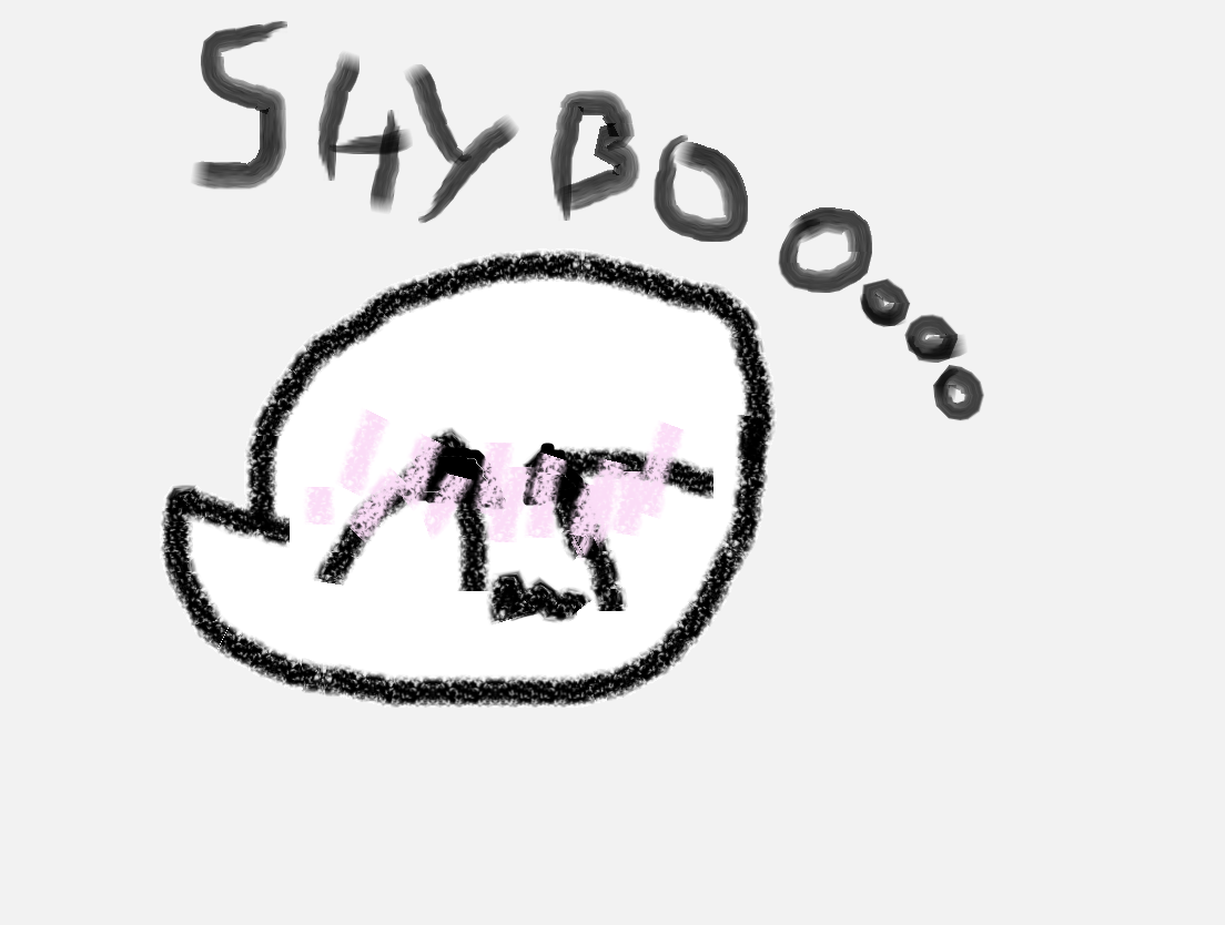 Shy Boo.... by TheBlackStickMan on DeviantArt