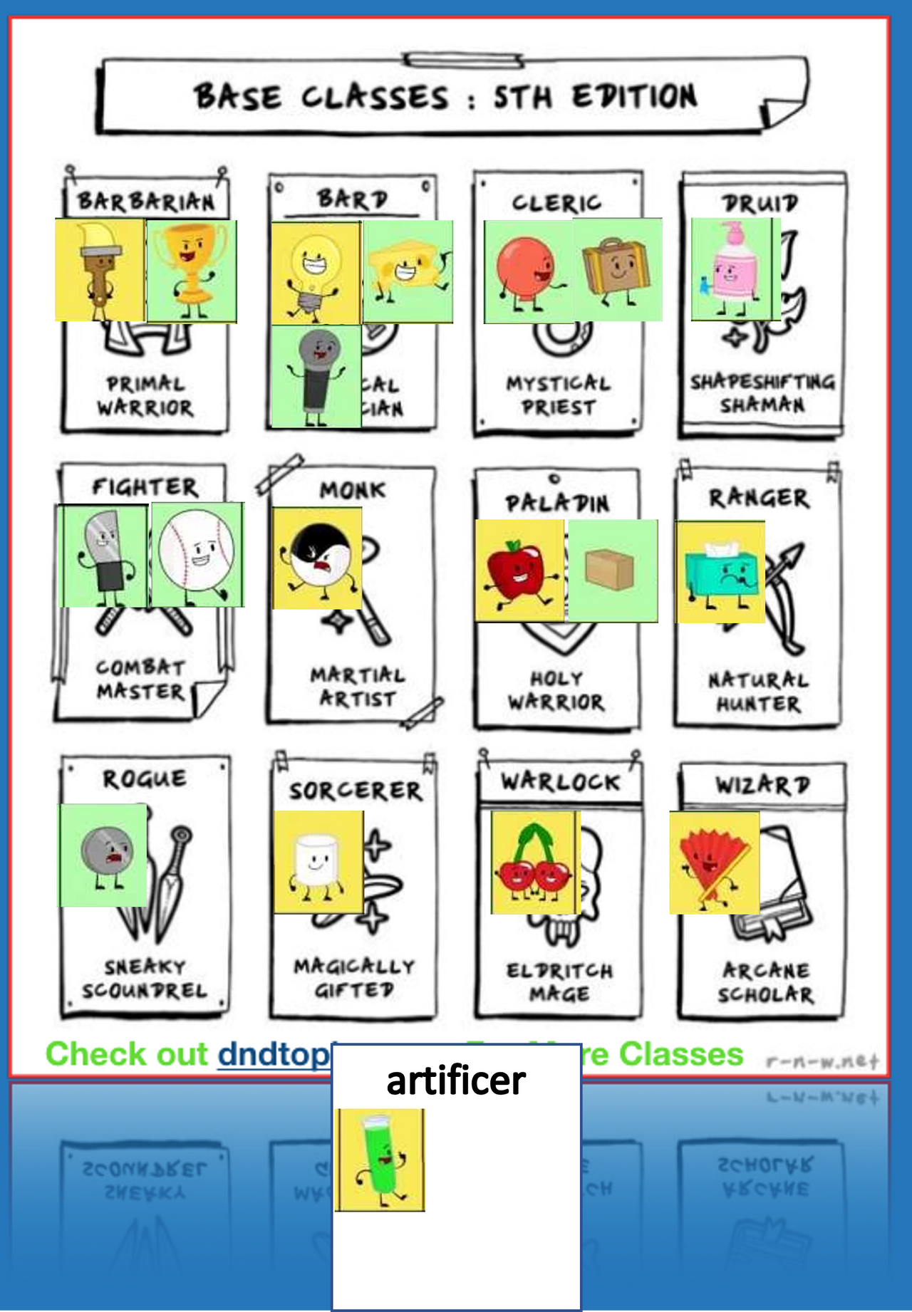 II DND classes by ThatSilverGuy on DeviantArt