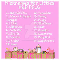 Nicknames for Littles