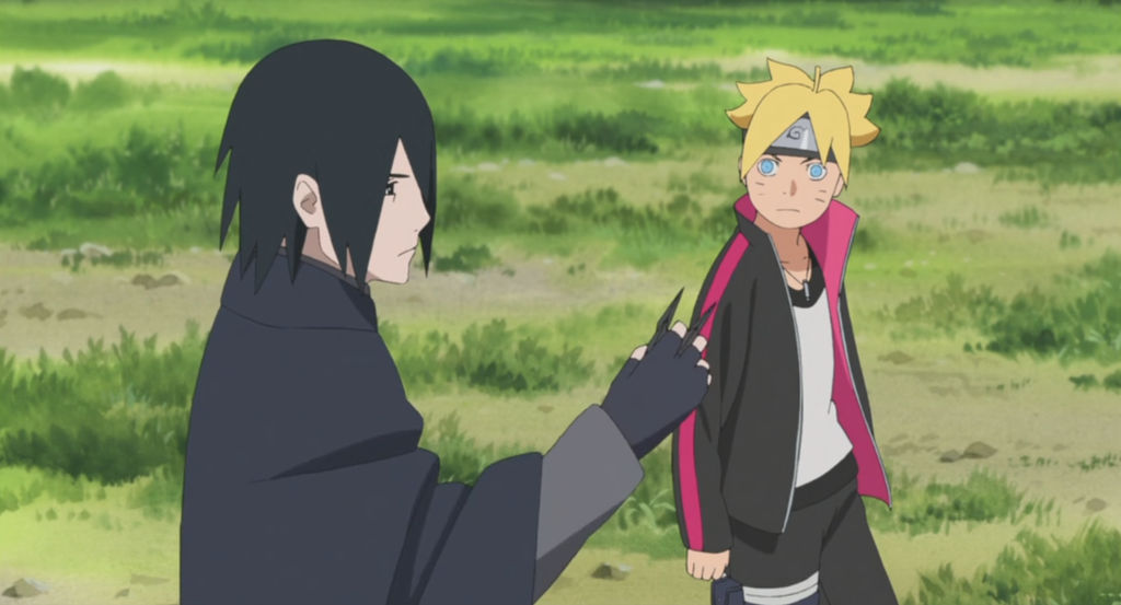 Sasuke trains Boruto by Katashi95 on DeviantArt