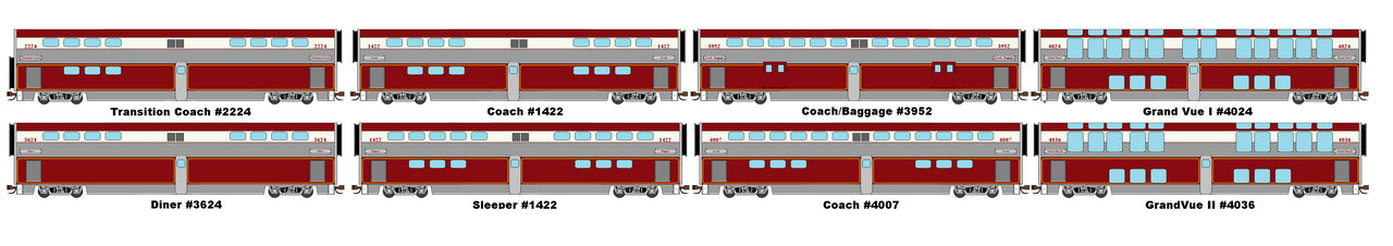 Grand Continental Railroad Gallery Cars by raulcasas1999 on DeviantArt