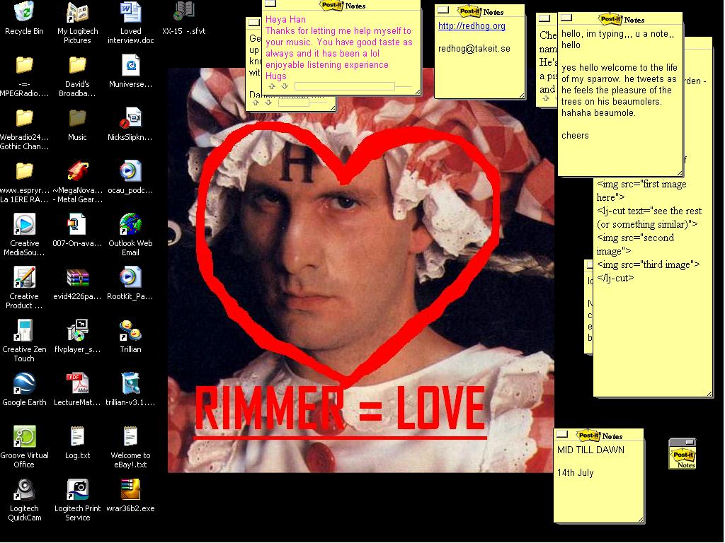 Rimmer is love