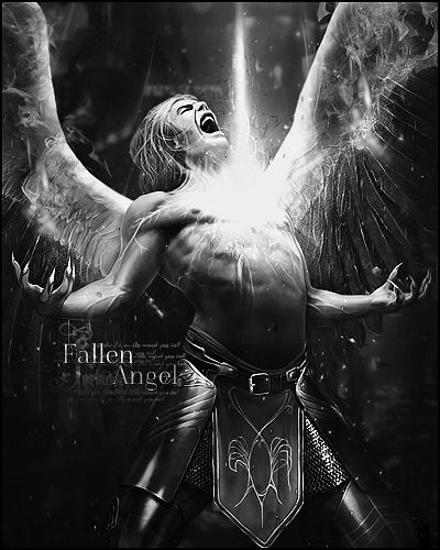 Fallen Angel Rear View FallenAngelBW by SGTROCK117 on DeviantArt