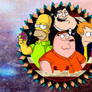 American Dad,Futurama,The Simpsons,Family Guy