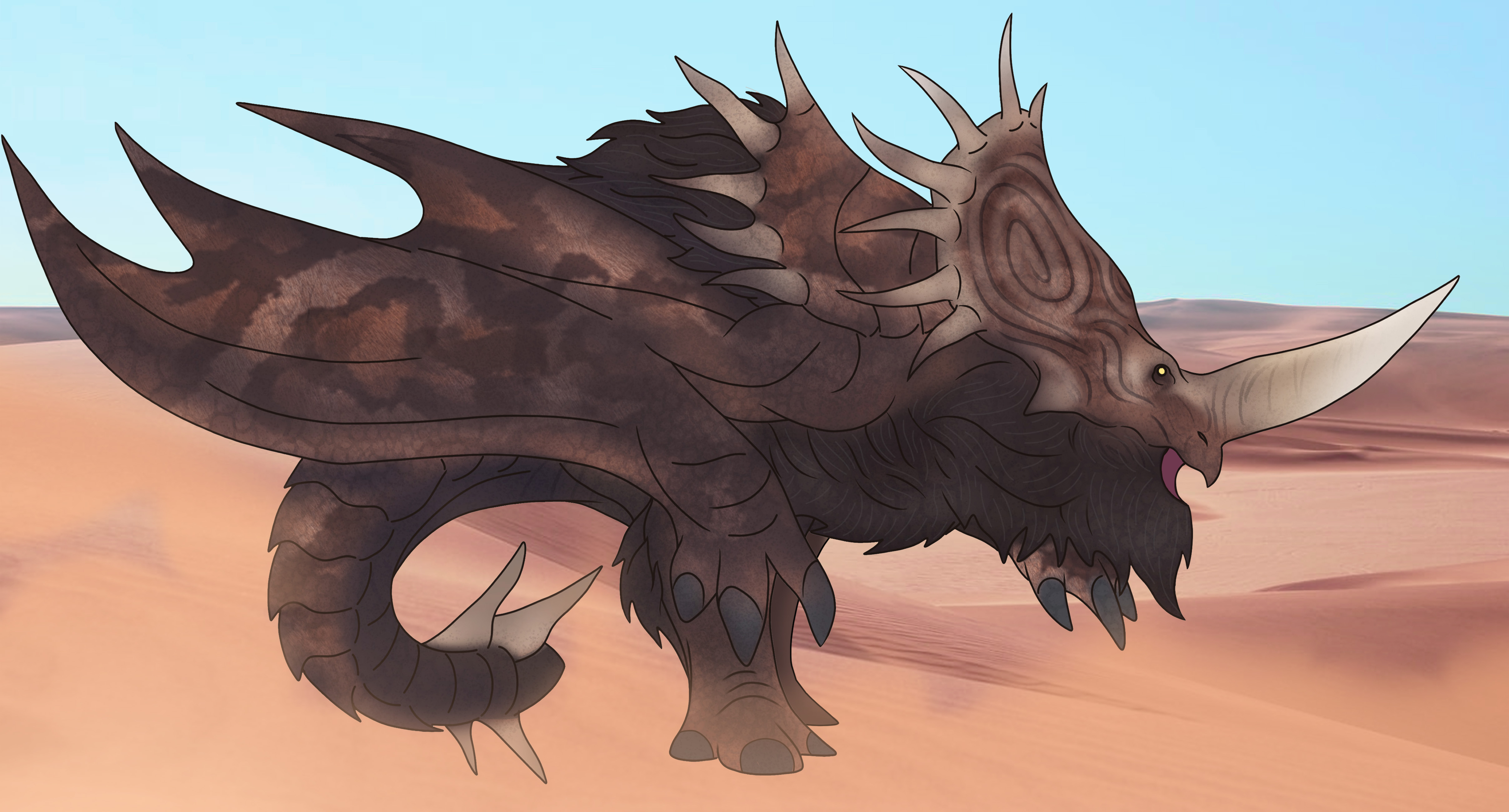 Diablos - Monster Hunter Fanart by Lord-Lavrahtheen on DeviantArt