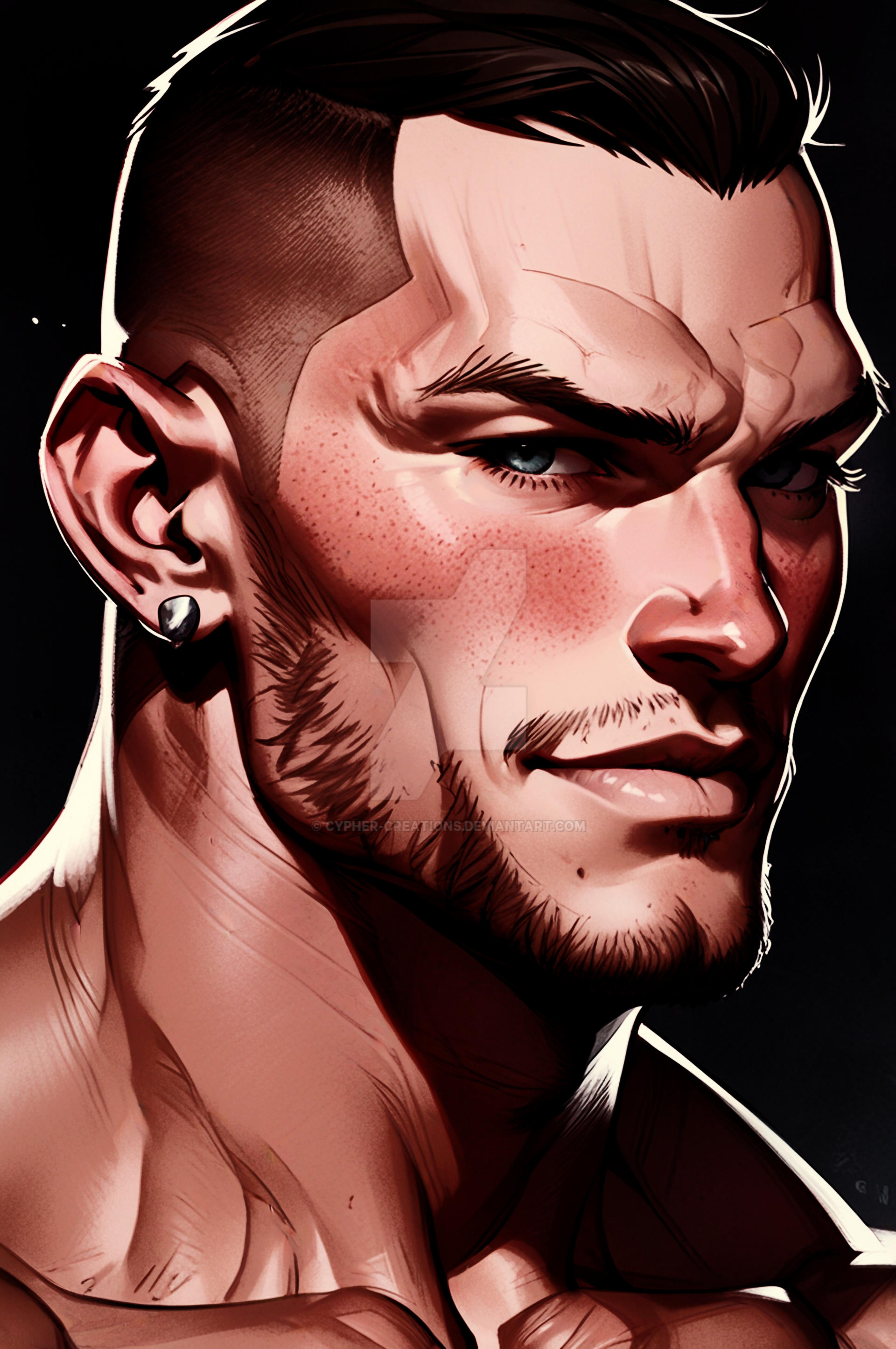 Cipher Smirk OPEN- Randy Orton Smirk (Headshot) by Cypher-Creations on DeviantArt