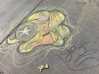 Chalk art