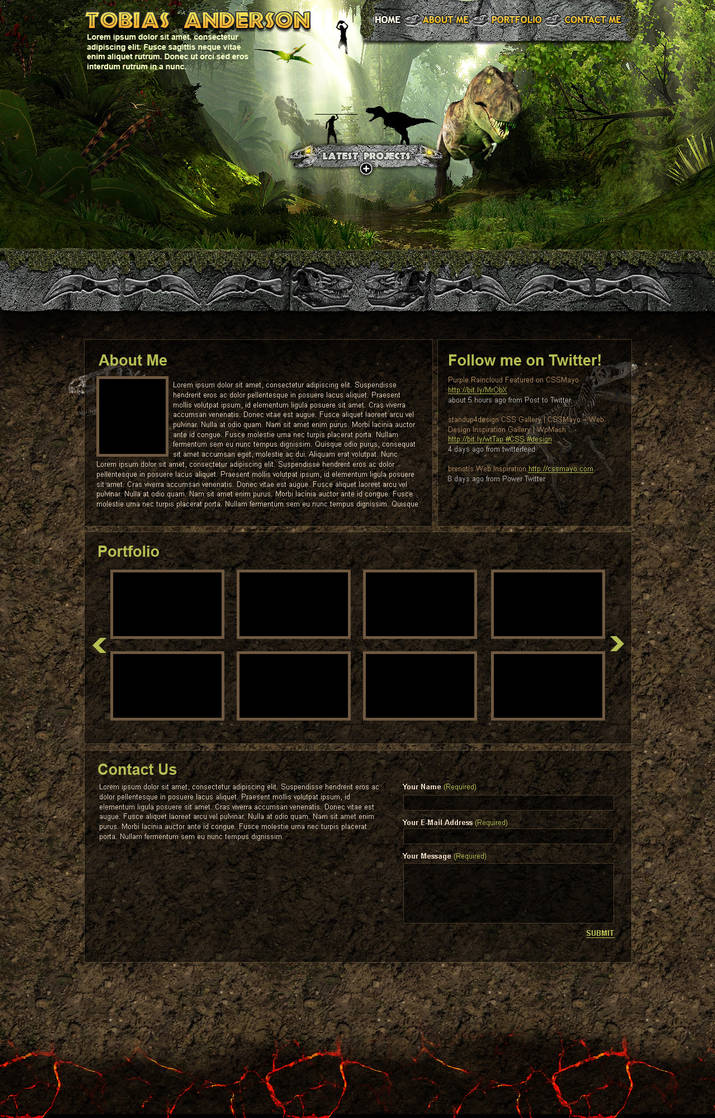 Vcss Template Free css Template 4 by ChocoTemplates on DeviantArt