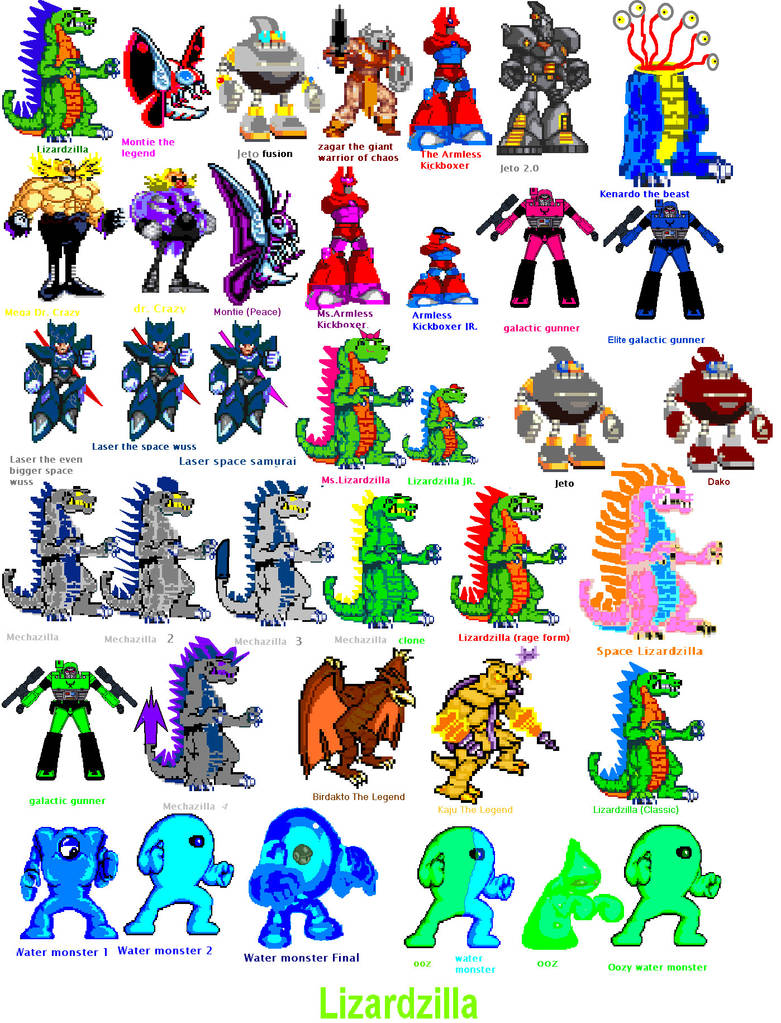 Lizardzilla 6 by bioman122 on DeviantArt